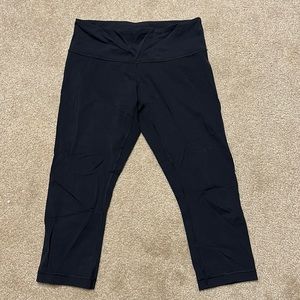 Black Cropped Lululemon Leggings